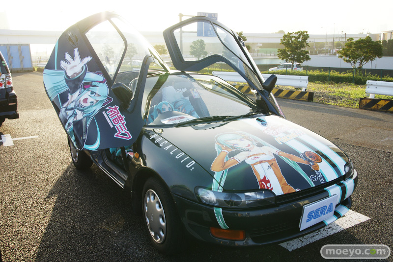 Illustration for article titled A Thousand Cars, Covered In Otaku Stickers